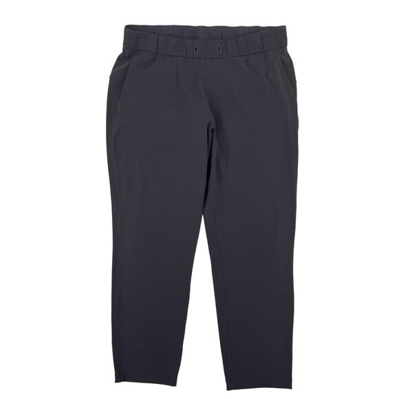 Lululemon Dark Shadow On the Fly 7/8 Crop Pant Womens Size 12 High Rise Slim Fit - Picture 5 of 14